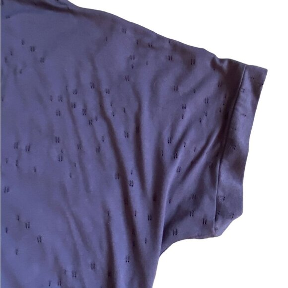 Daytrip Womens Tattered Lace Up V-Neck Top-Graystone-Size Medium-GUC - Picture 7 of 7